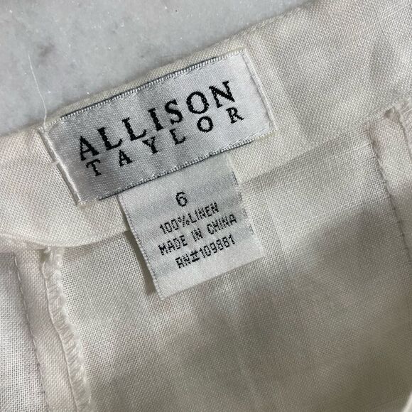 White linen maxi skirt - Picture 9 of 10